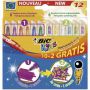 Pisaki Bic Kids Mini Colour, 12 kolorów - 3